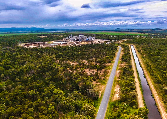 photo of crops taken from above by drone